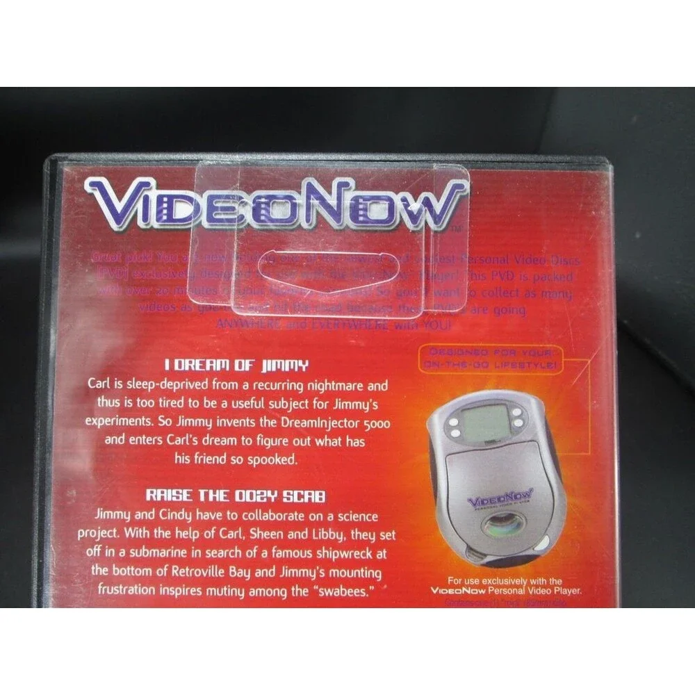 THE ADVENTURES OF JIMMY NEUTRON BOY GENIUS VIDEO NOW TESTED PLASTIC HAS TEARS